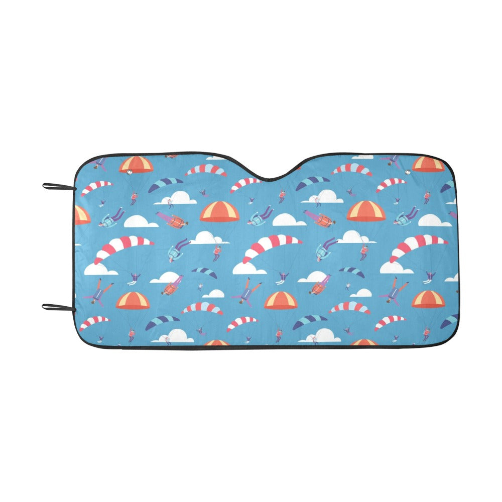 Skydiver Print Design LKS306 Car front Windshield Sun Shade