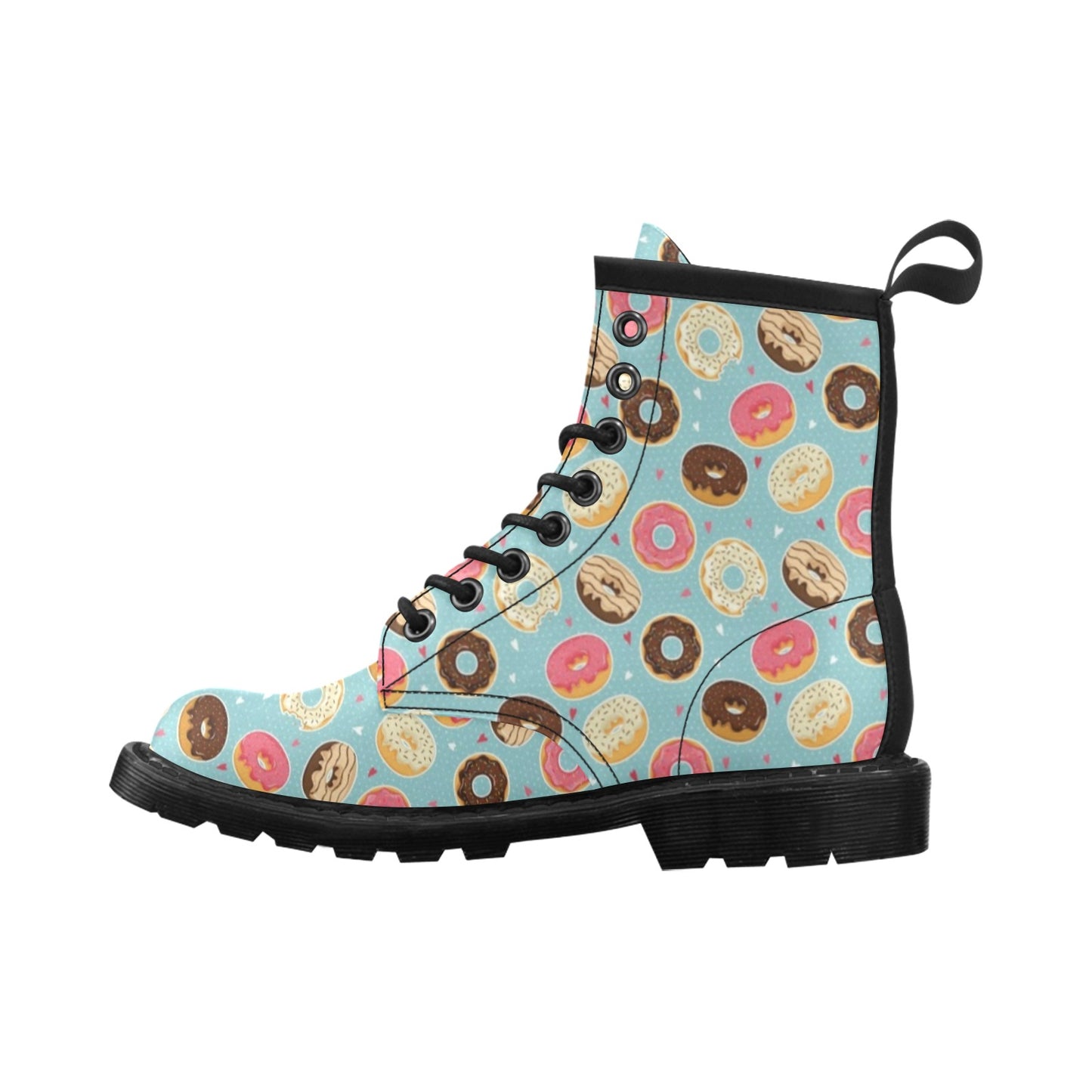 Donut Pattern Print Design DN04 Women's Boots