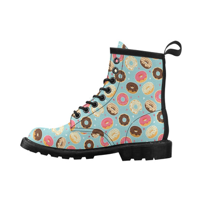 Donut Pattern Print Design DN04 Women's Boots