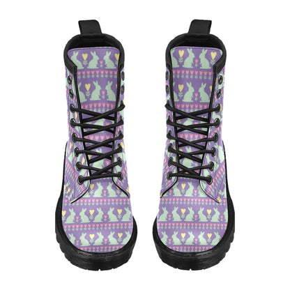 Rabbit Pattern Print Design RB01 Women's Boots