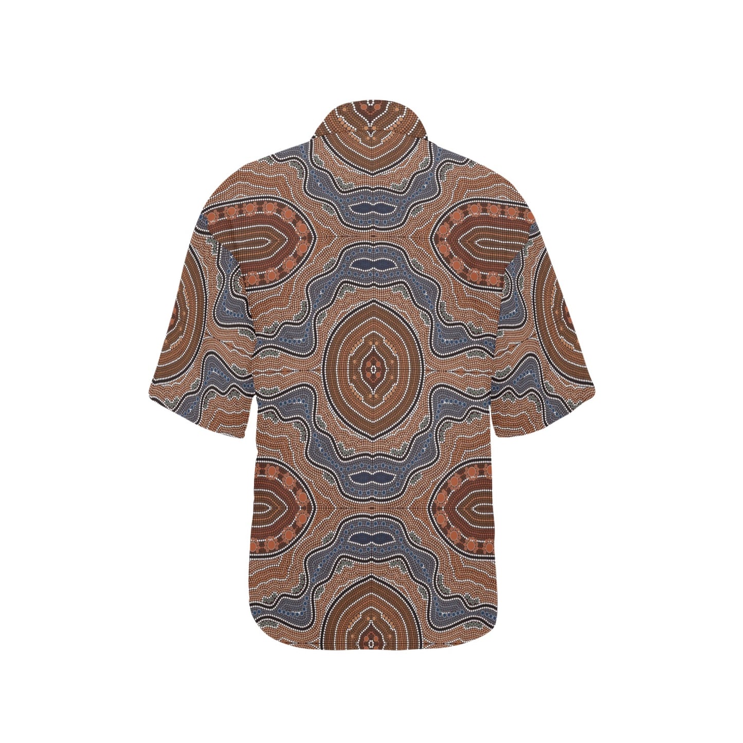 Aboriginal Pattern Print Design 01 Women's Hawaiian Shirt