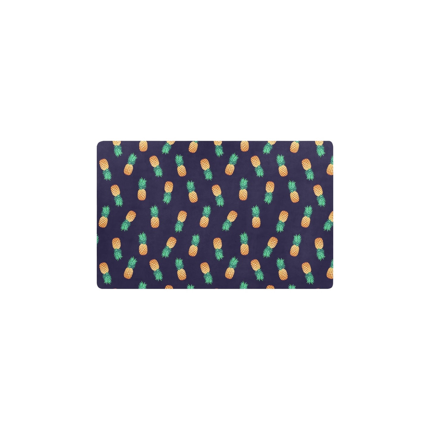 Pineapple Pattern Kitchen Mat