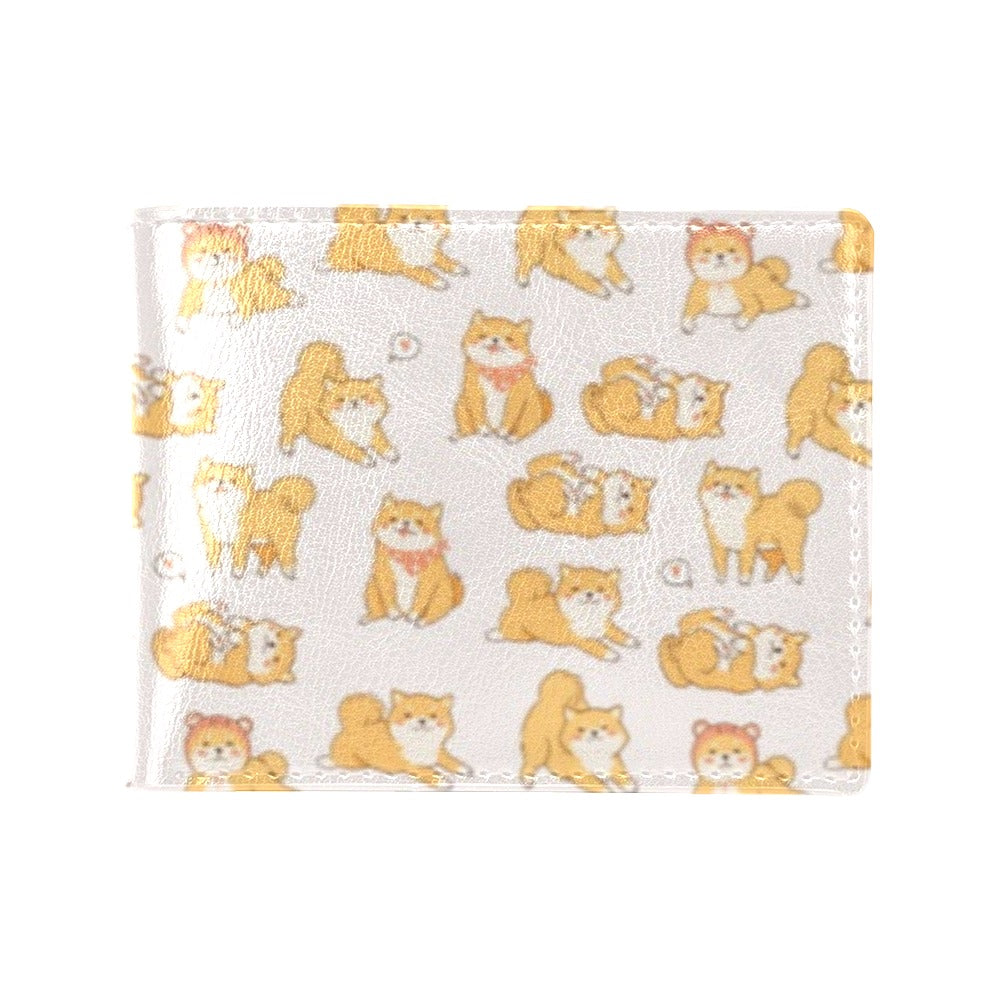 Shiba Inu Print Design LKS308 Men's ID Card Wallet