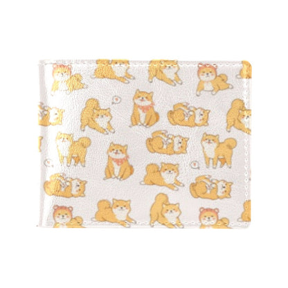 Shiba Inu Print Design LKS308 Men's ID Card Wallet