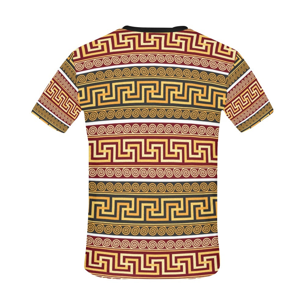 Ancient Greek Pattern Print Design LKS302 Men's All Over Print T-shirt