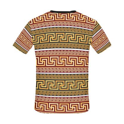 Ancient Greek Pattern Print Design LKS302 Men's All Over Print T-shirt