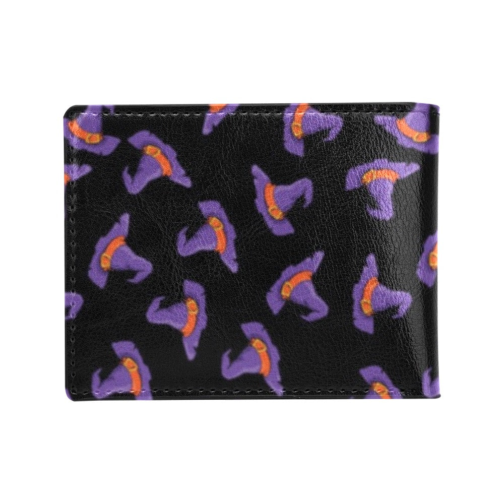 Witch Hat Print Design LKS304 Men's ID Card Wallet