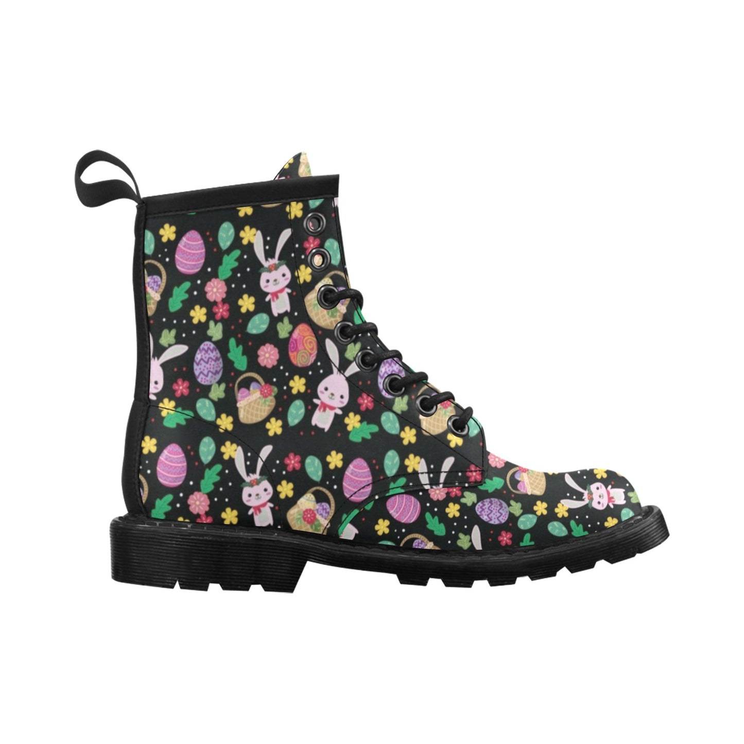 Easter Eggs Pattern Print Design RB05 Women's Boots