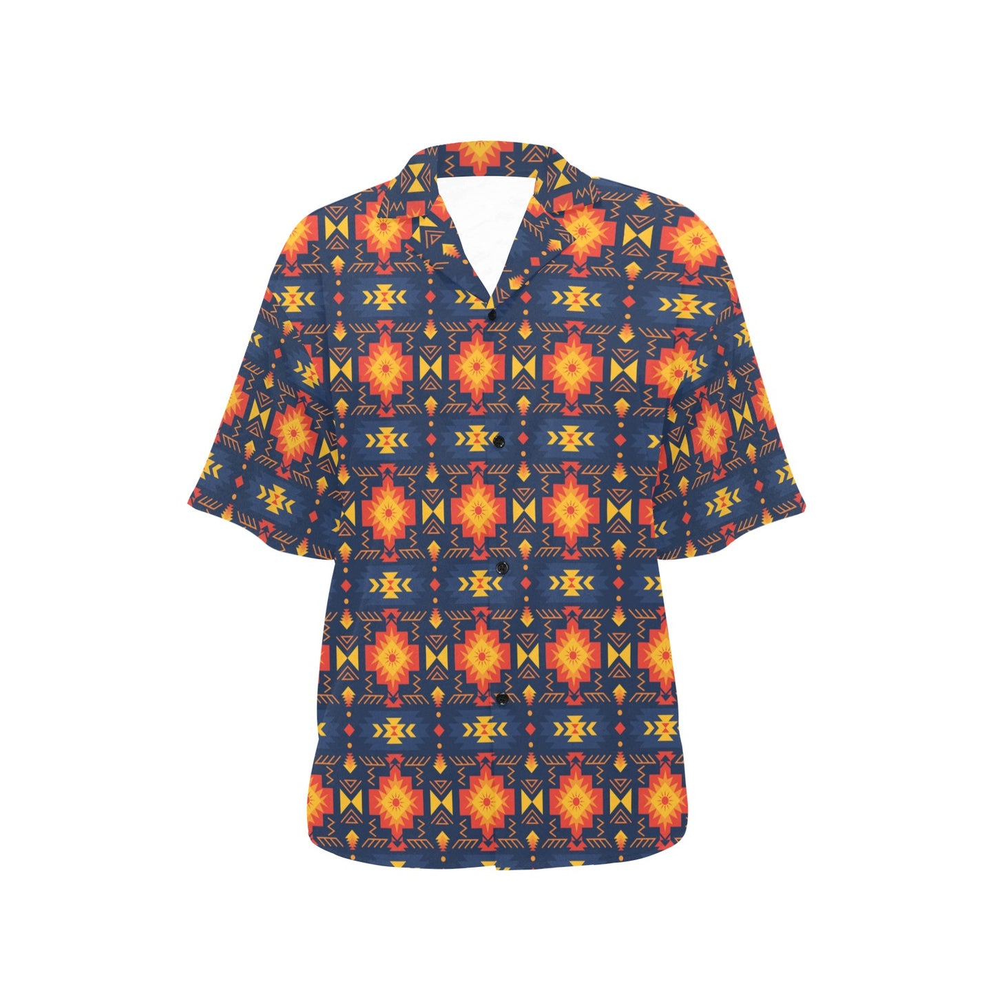 Southwest Pattern Print Design LKS307 Women's Hawaiian Shirt
