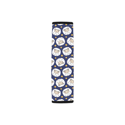 Sheep Print Design LKS402 Car Seat Belt Cover