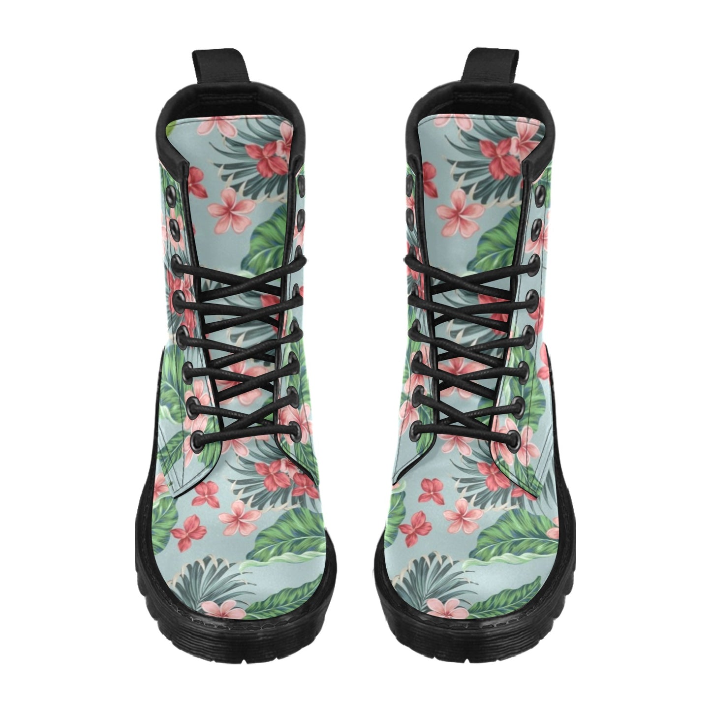 Plumeria Pattern Print Design PM027 Women's Boots