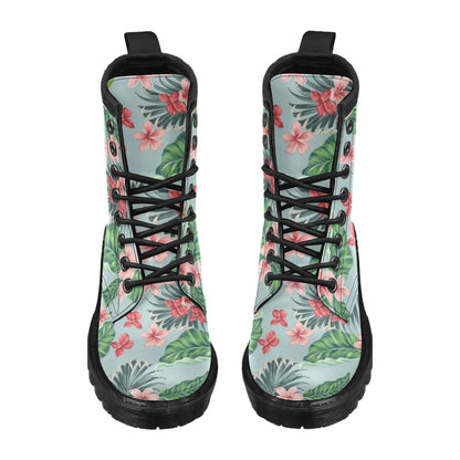 Plumeria Pattern Print Design PM027 Women's Boots
