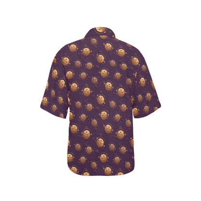 Cookie Pattern Print Design 03 Women's Hawaiian Shirt