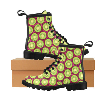 Kiwi Pattern Print Design KW05 Women's Boots