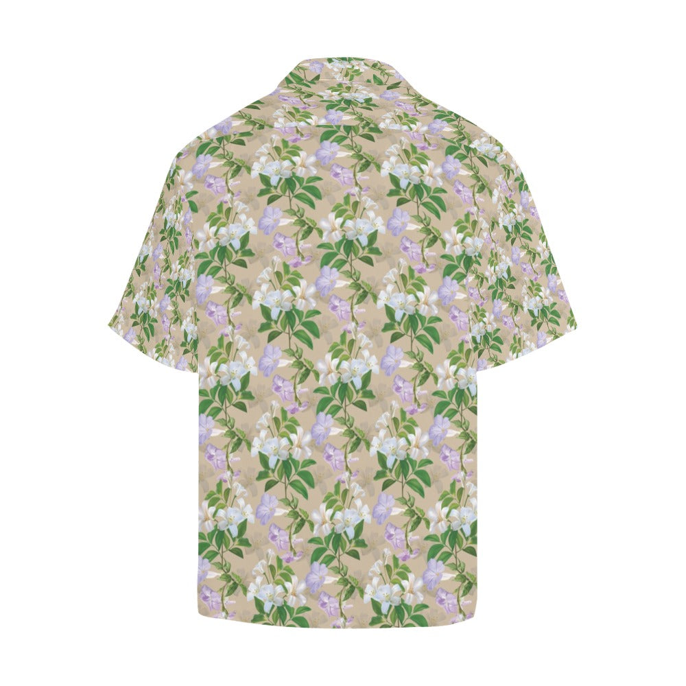 Sampaguita Print Design LKS302 Men's Hawaiian Shirt