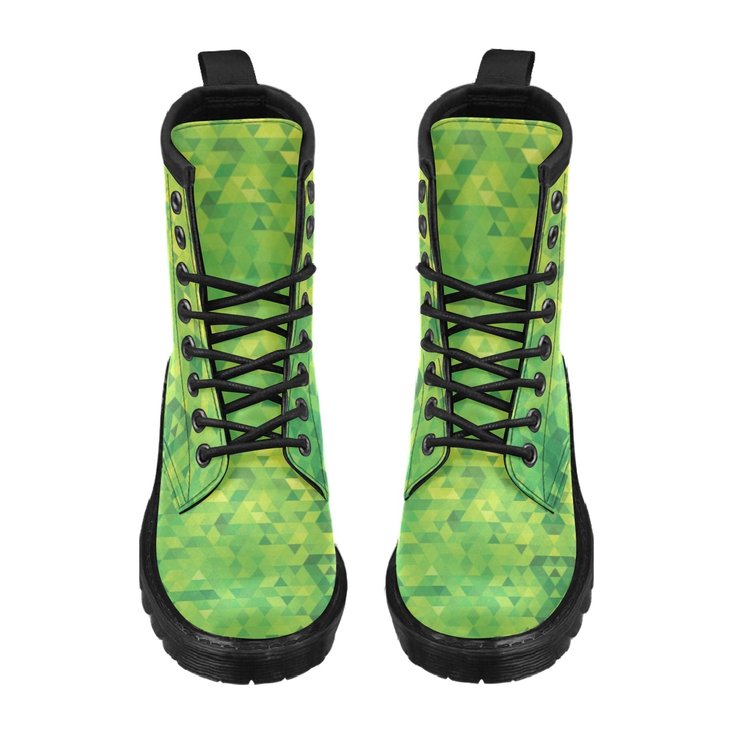 Geometric Print Design LKS402 Women's Boots