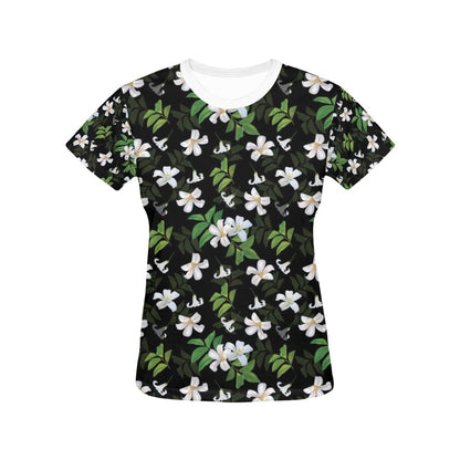 Sampaguita Print Design LKS301 Women's  T-shirt