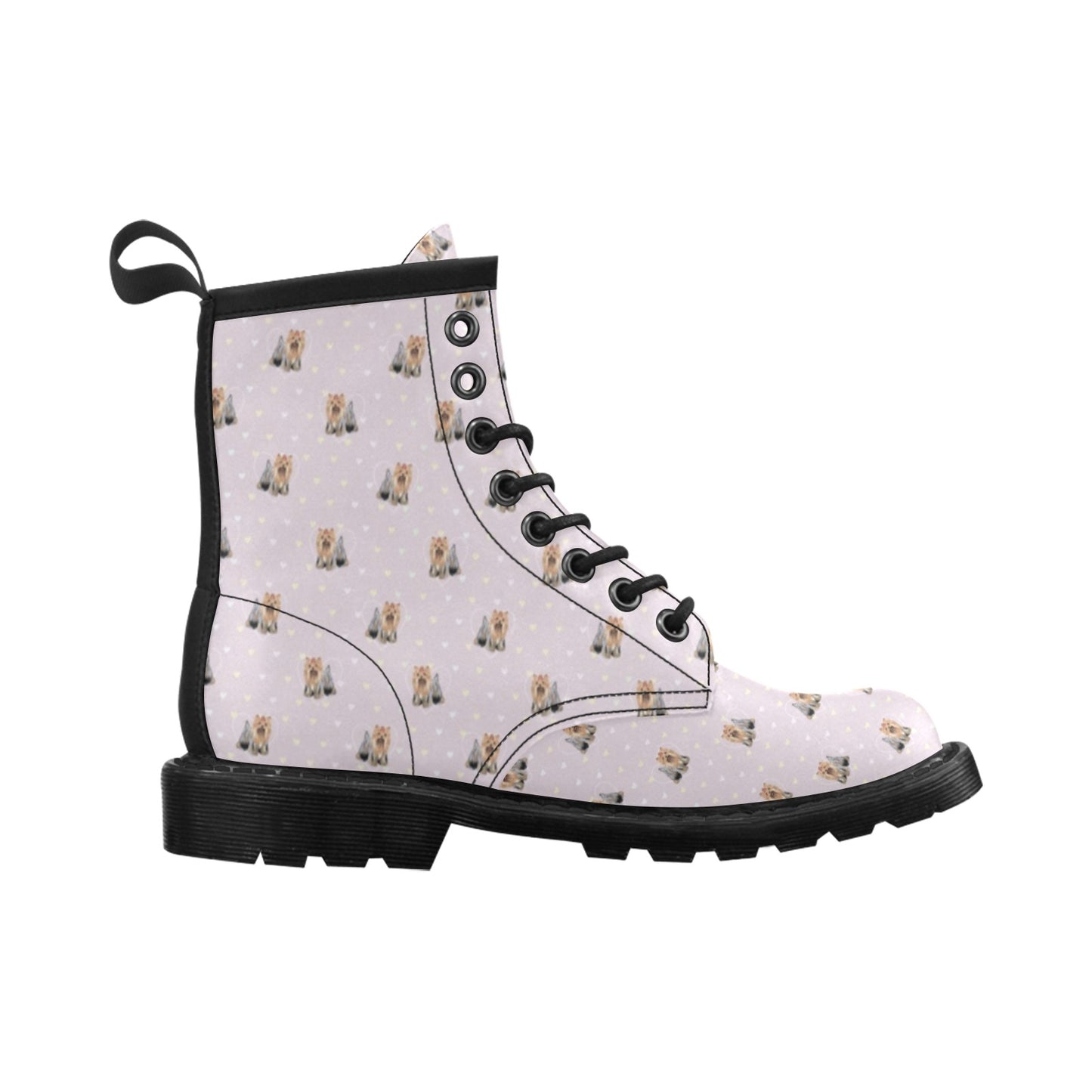 Yorkshire Terriers Print Design LKS302 Women's Boots