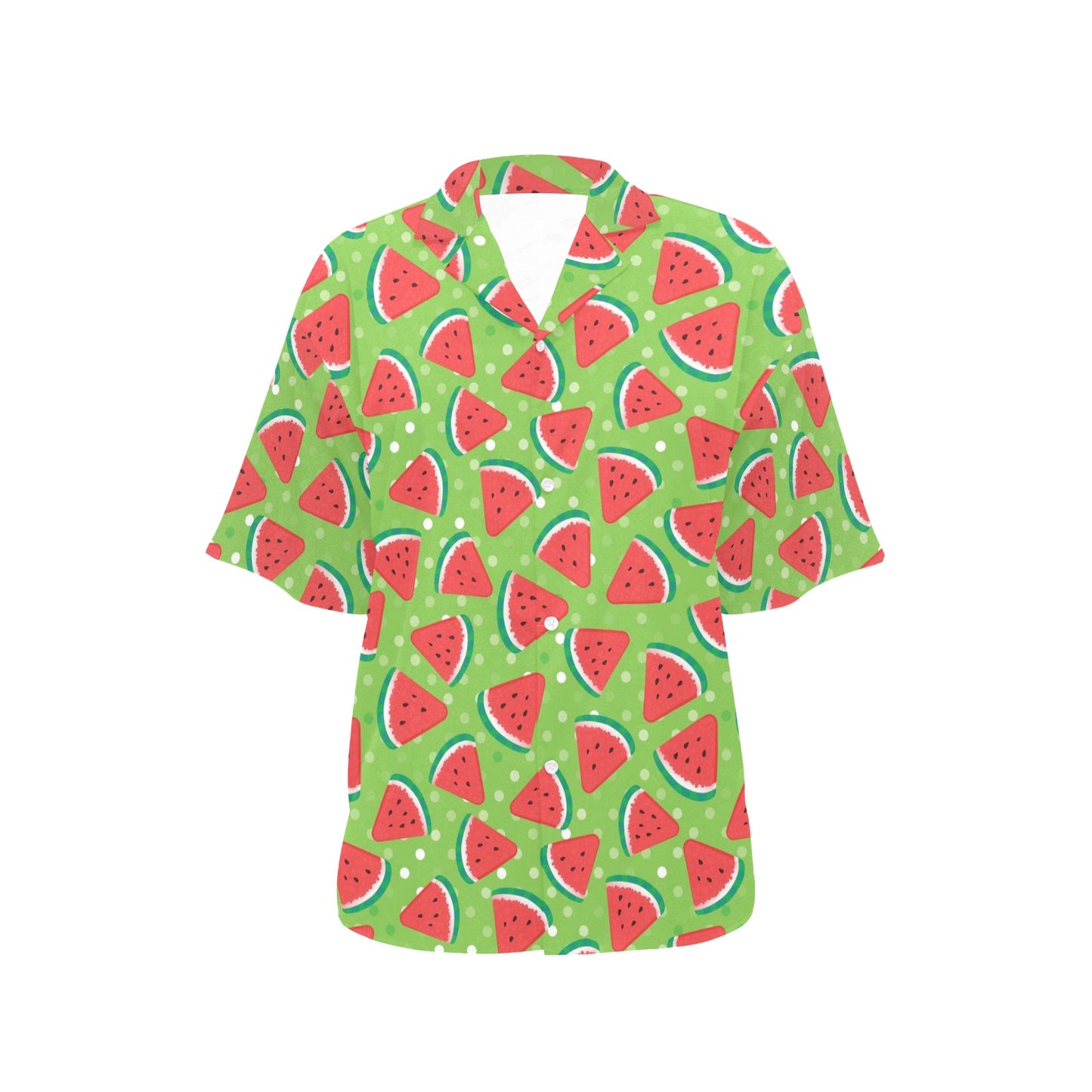 Watermelon Pattern Print Design WM05 Women's Hawaiian Shirt
