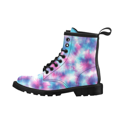 Tie Dye Blue Pink Women's Boots