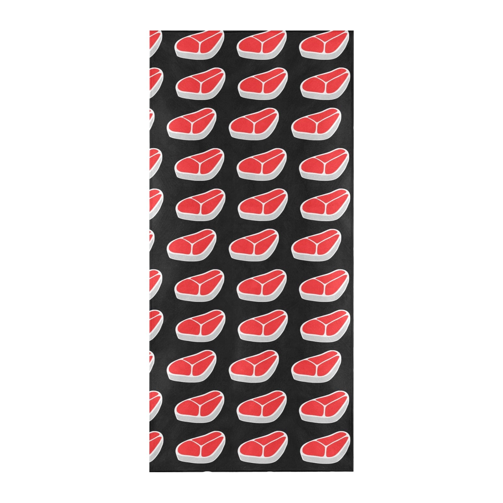 Steak Print Design LKS303 Beach Towel 32" x 71"