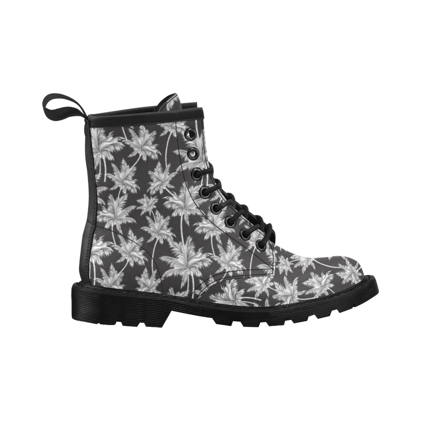 Palm Tree Pattern Print Design PT03 Women's Boots