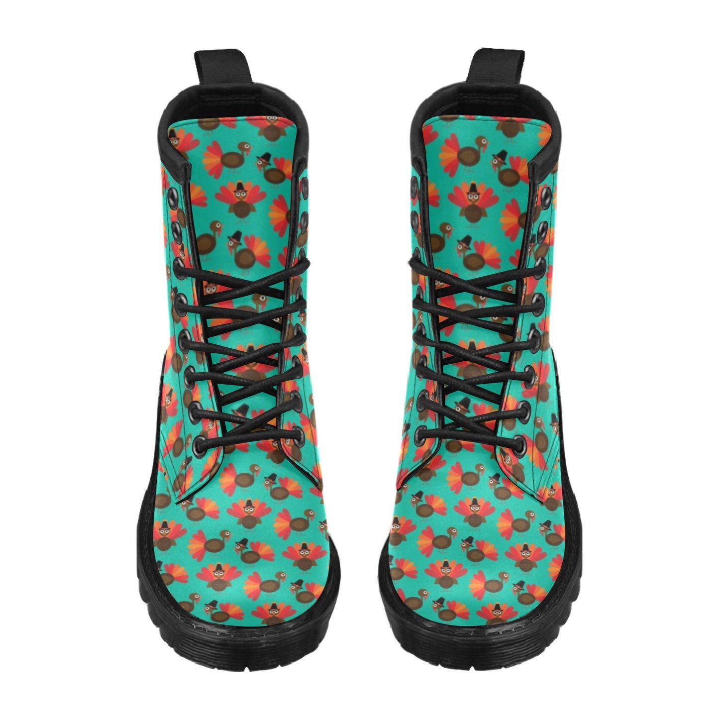 Thanksgiving Print Design LKS307 Women's Boots
