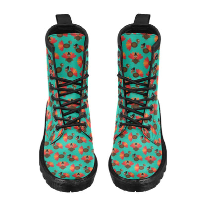 Thanksgiving Print Design LKS307 Women's Boots