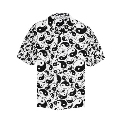 Yin Yang Print Design LKS302 Men's Hawaiian Shirt