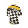 Checkered Flag Racing Style Women's Hawaiian Shirt