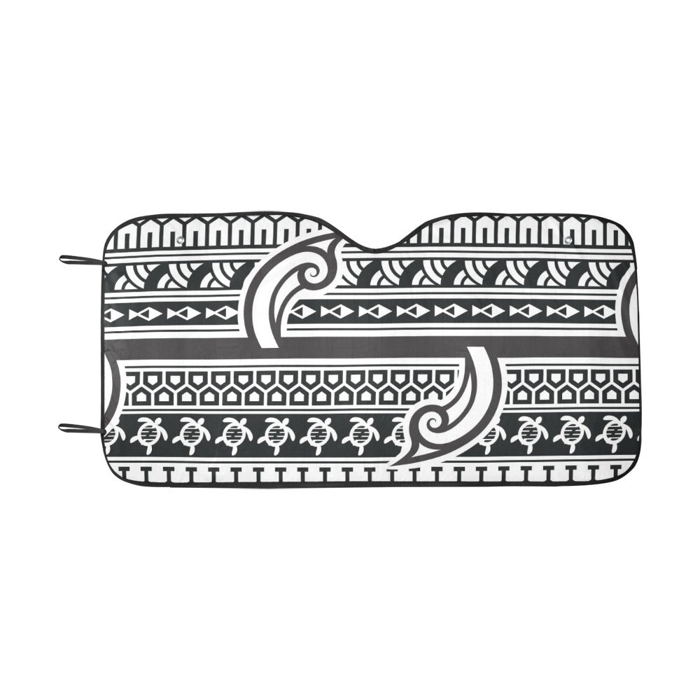 Samoan Style Print Design LKS305 Car front Windshield Sun Shade
