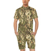 Camo Realistic Tree Texture Print Men's Romper