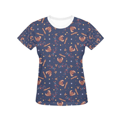 Taurus Print Design LKS304 Women's  T-shirt