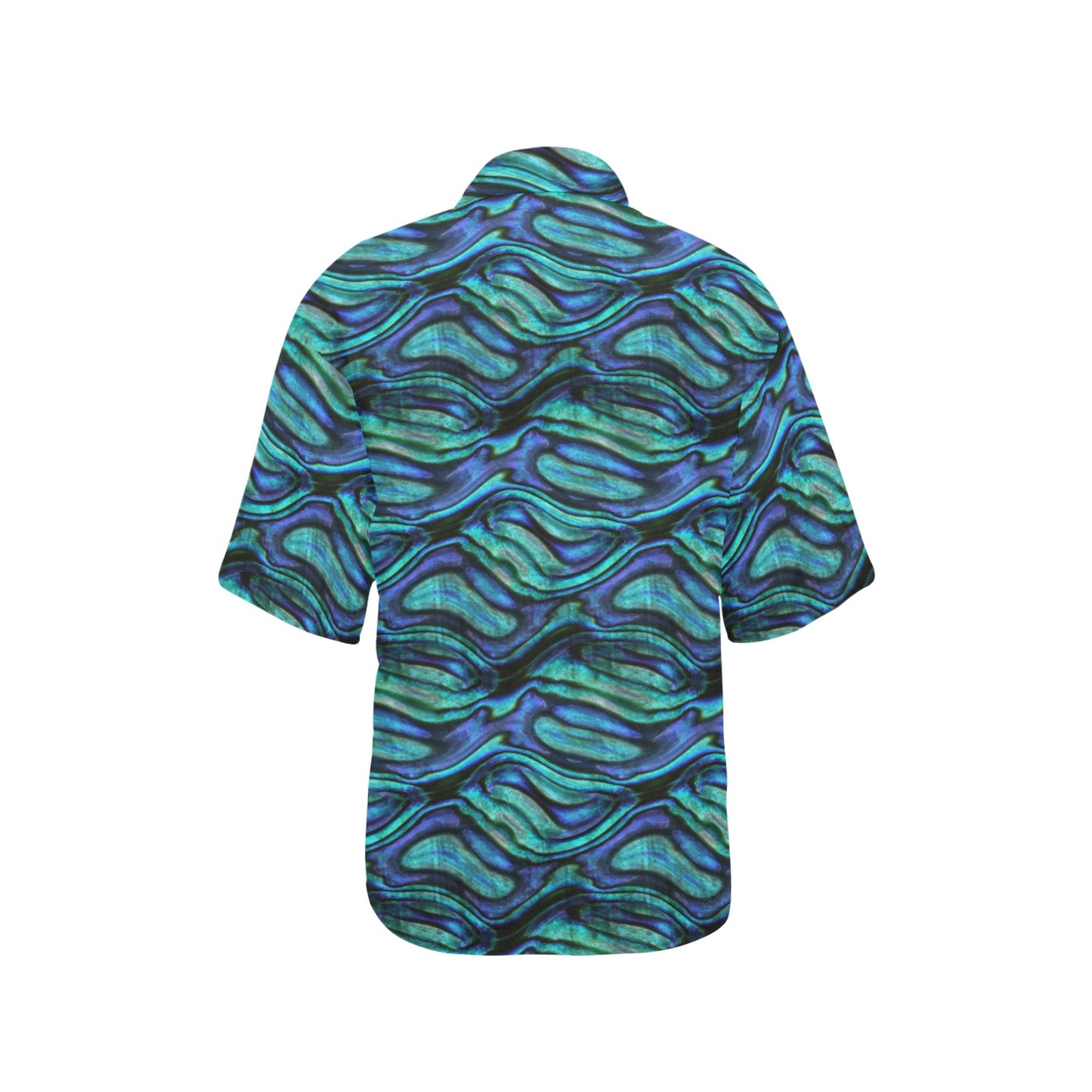 Abalone Pattern Print Design 02 Women's Hawaiian Shirt
