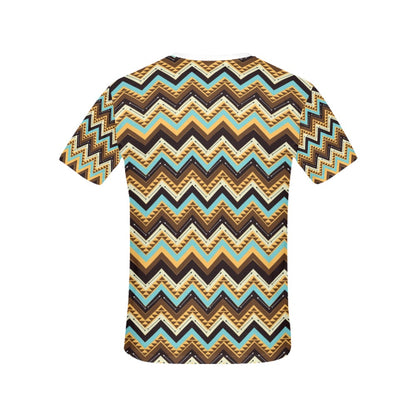 Southwest Pattern Print Design LKS301 Women's  T-shirt