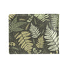 Fern Leave Green Print Pattern Men's ID Card Wallet