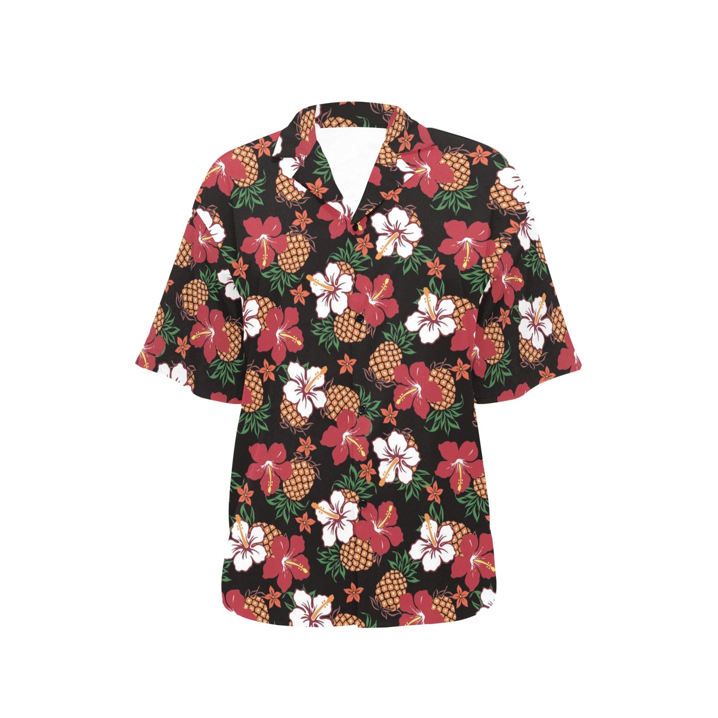 Hawaiian Themed Pattern Print Design H013 Women's Hawaiian Shirt