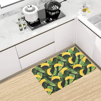Banana Pattern Print Design BA01 Kitchen Mat