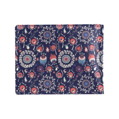 Suzani Print Design LKS305 Men's ID Card Wallet