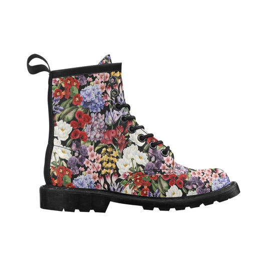 Summer Floral Pattern Print Design SF04 Women's Boots