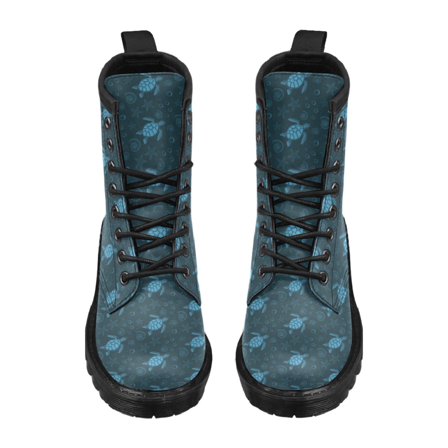 Sea Turtle Print Design LKS308 Women's Boots