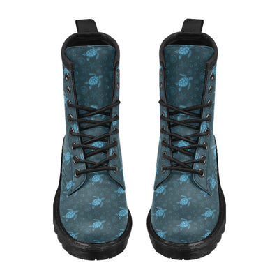 Sea Turtle Print Design LKS308 Women's Boots