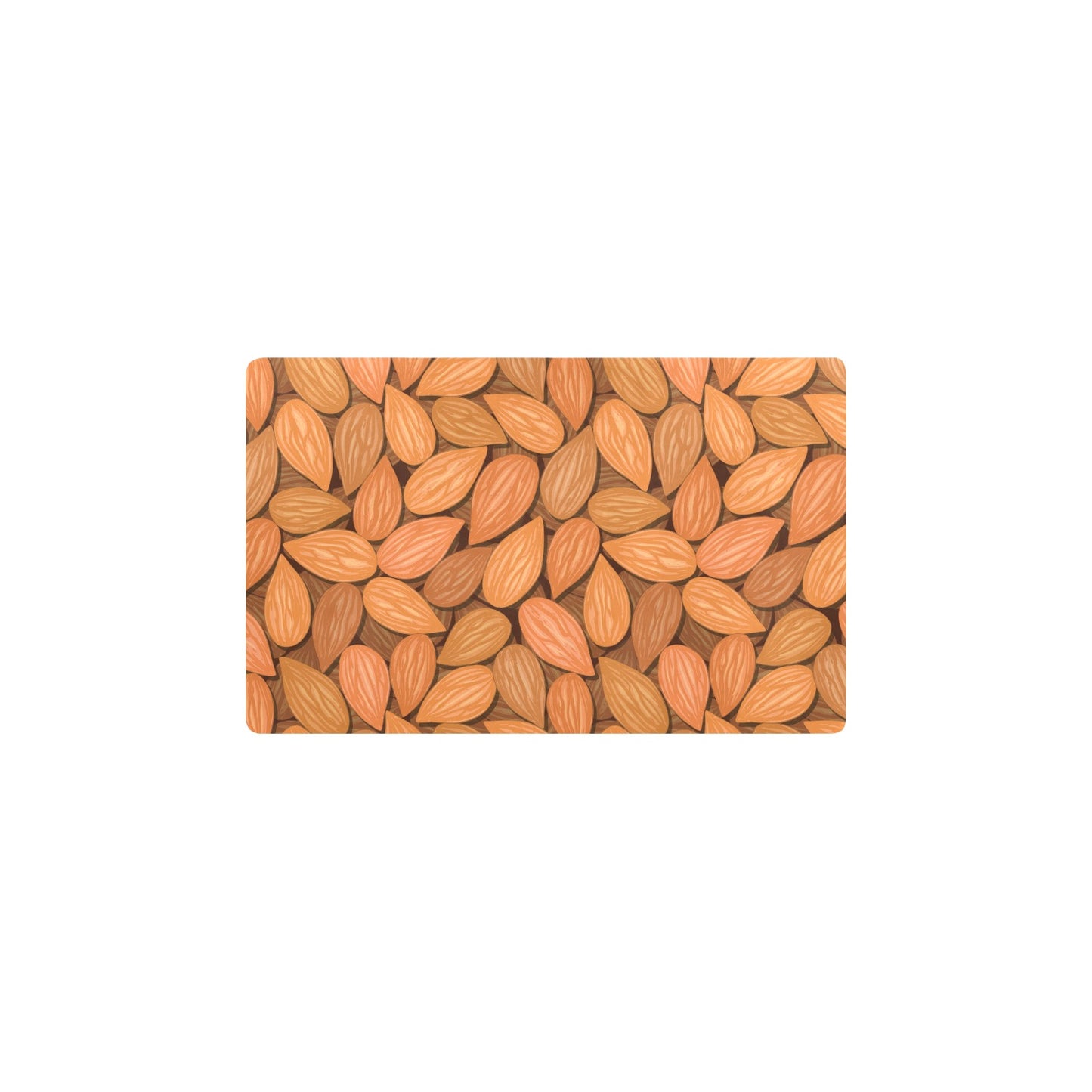 Almond Pattern Print Design 01 Kitchen Mat
