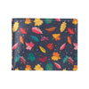 Elm Leave Colorful Print Pattern Men's ID Card Wallet