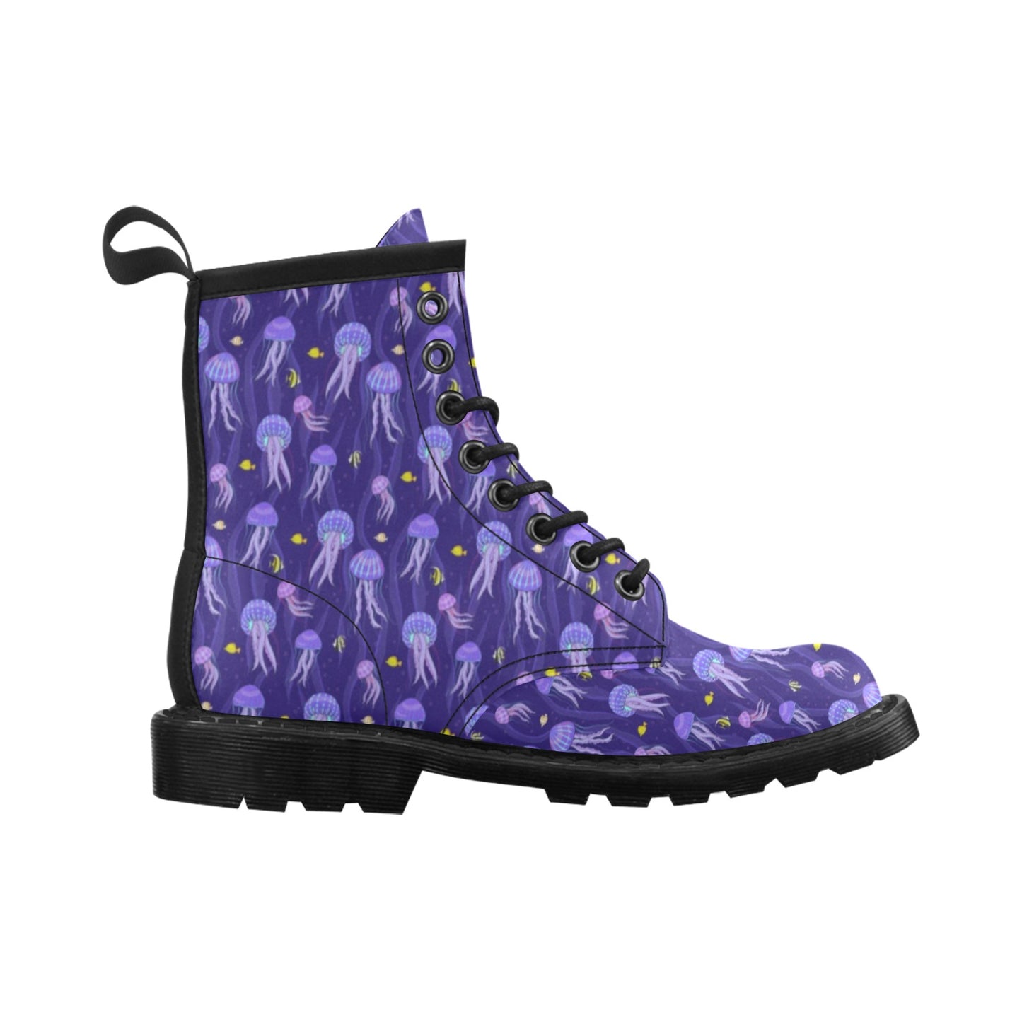 Jellyfish Style Print Women's Boots