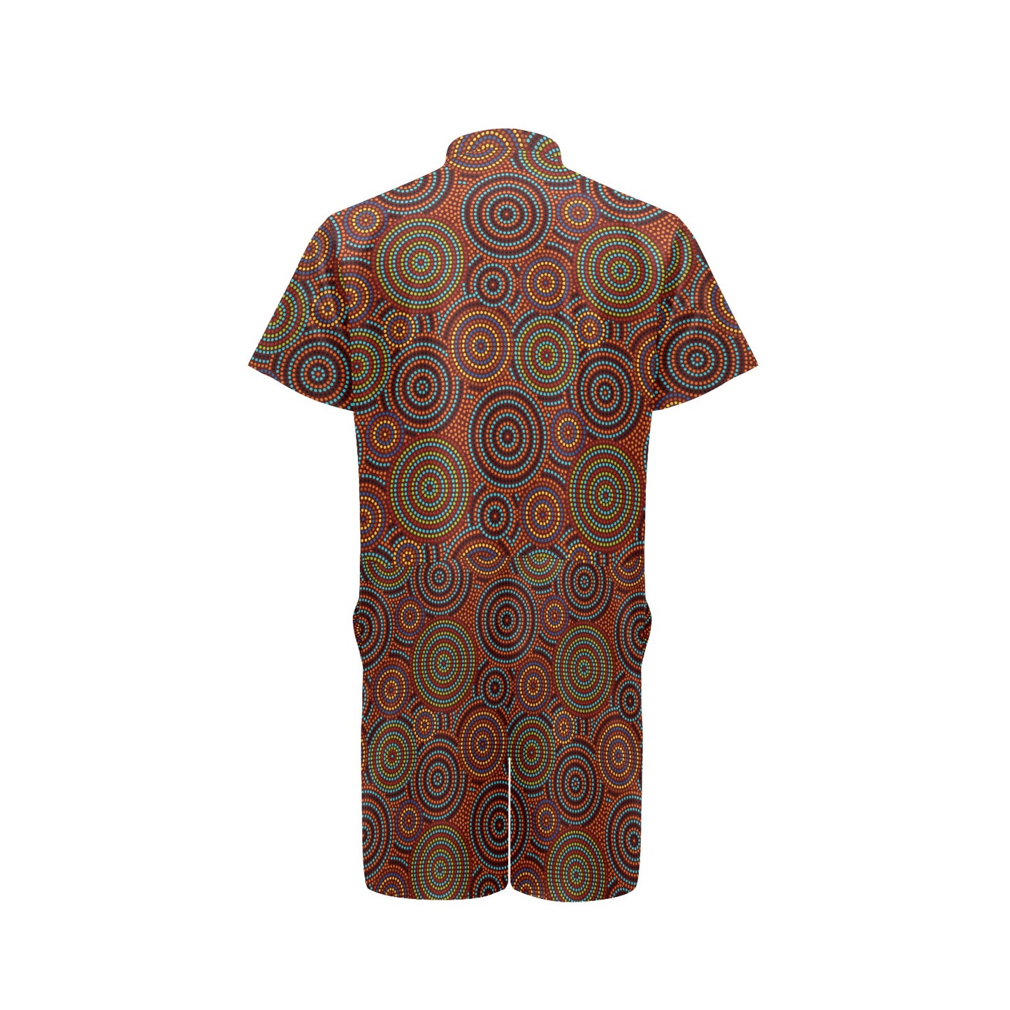 Aboriginal Print Design LKS403 Men's Romper