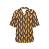 Cheetah Pattern Print Design 03 Women's Hawaiian Shirt