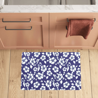 Hibiscus Pattern Print Design HB010 Kitchen Mat