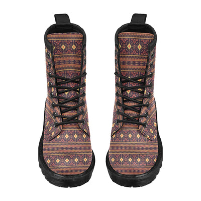 Southwest Ethnic Design Themed Print Women's Boots