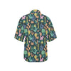 Cactus Pattern Print Design 05 Women's Hawaiian Shirt